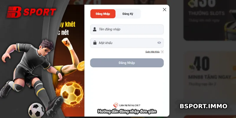 Hướng dẫn đăng nhập đơn giản