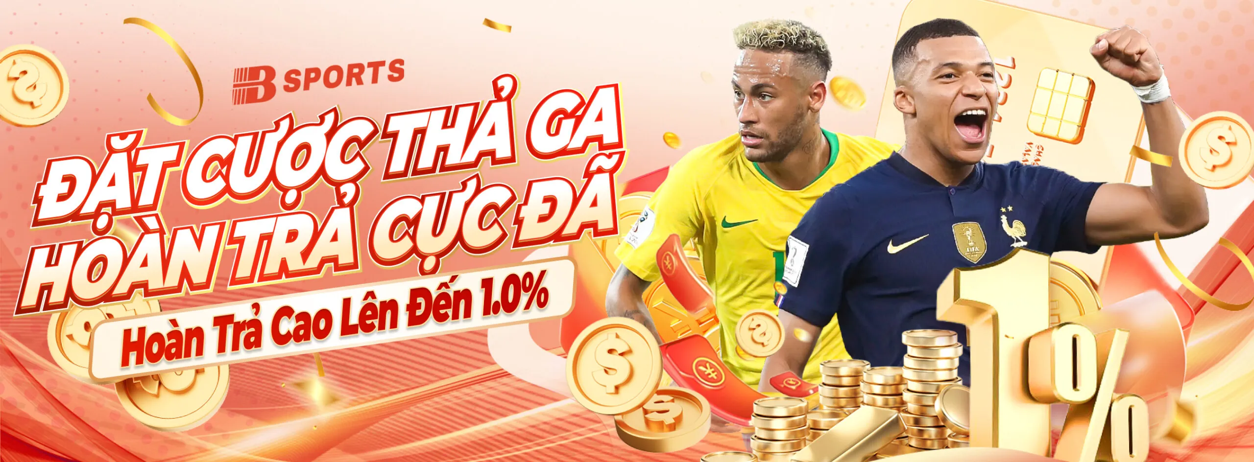 Khuyến mãi đặt cược thả ga, hoàn trả cực đã