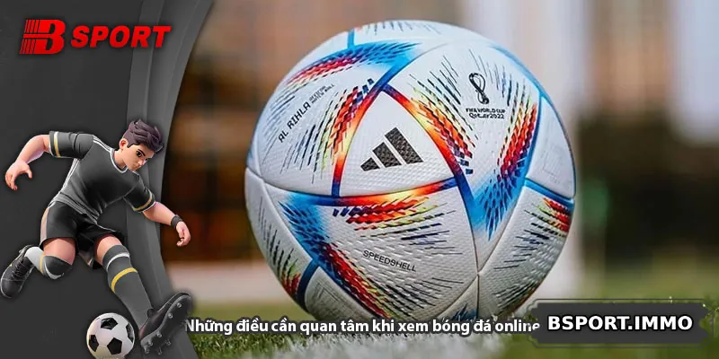 Những điều cần quan tâm khi xem bóng đá online